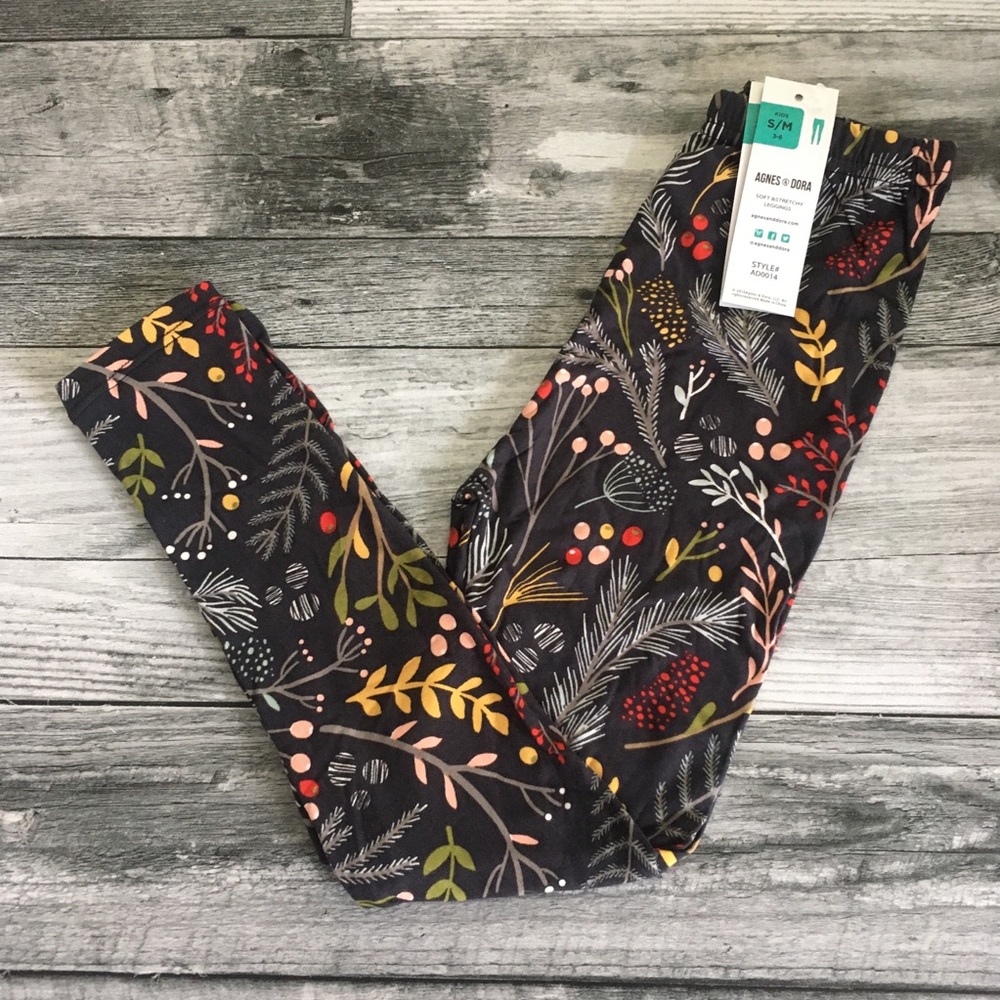 Kids Unisex Leggings, S (Size 3-6)